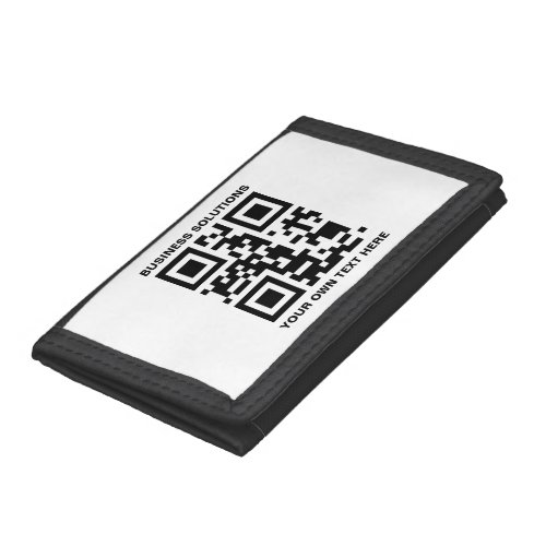 Personalized QR code Trifold Wallet