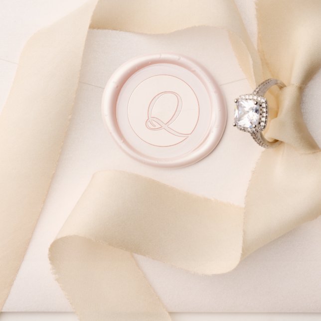 Personalized Quaint Monogram Wax Seal Stamp (Insitu (Wedding))