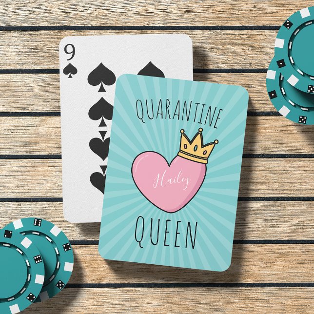 Personalized Quarantine Queen Poker Cards (Creator Uploaded)