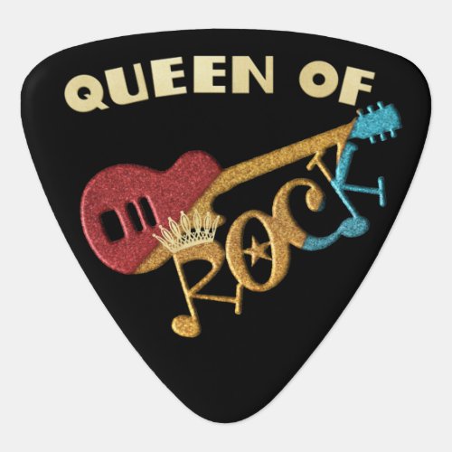 Personalized Queen of Rock Guitar Pick