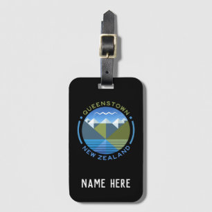 PERSONALIZED QUEENSTOWN NEW ZEALAND LUGGAGE TAG