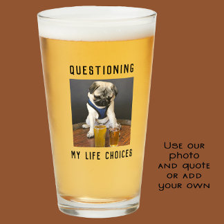 Personalized Questioning Life Choices with Beer Glass