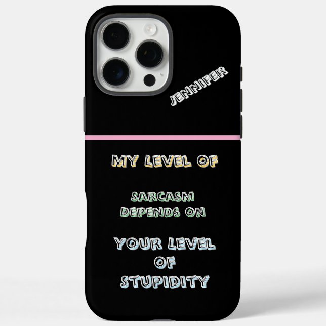 Personalized Quick igniter with a sarcastic quip Case-Mate iPhone Case (Back)
