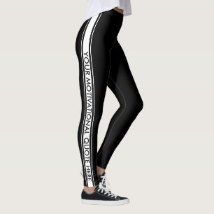 Personalized Quote Custom Made Leggings