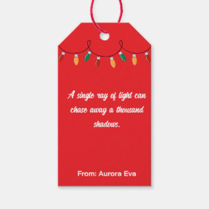 Personalized Quote Gift Tags