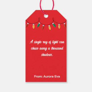 Personalized Quote Gift Tags