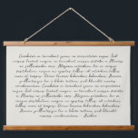 Personalized quote poem wedding vows hanging tapestry<br><div class="desc">Personalize this tapestry with your custom quote,  poem,  bible passage,  wedding vows or any special message.  A beautiful gift for the home that will warm the heart for years to come.</div>