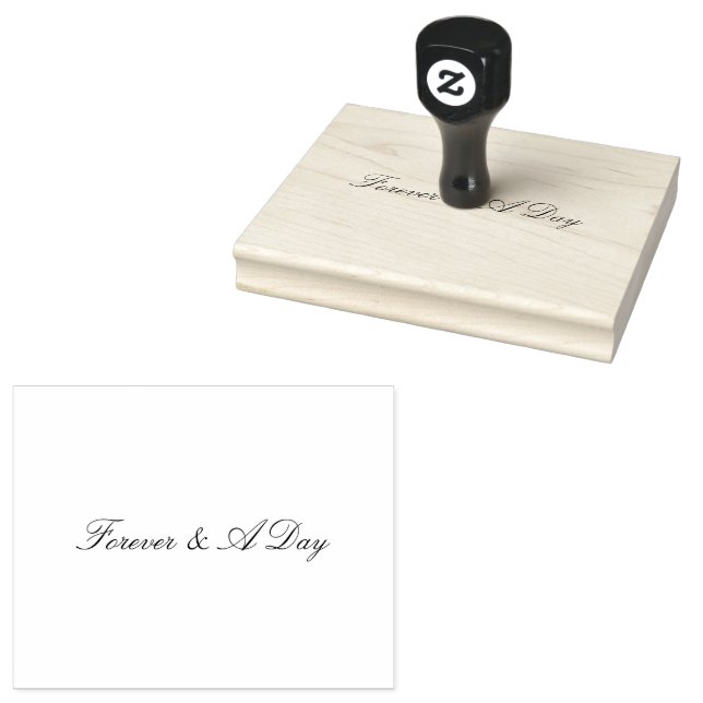 Personalized Quote Wedding  Rubber Stamp (Stamped)