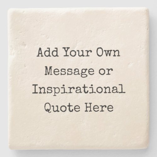 Personalized Quotes DIY Inspirational Motivational Stone Coaster