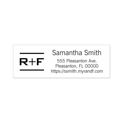 Personalized RF Address Stamp
