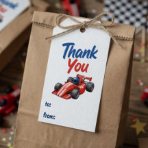 Personalized Race Car Birthday