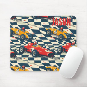 Personalized Race Car Mouse Pad Mousepad 