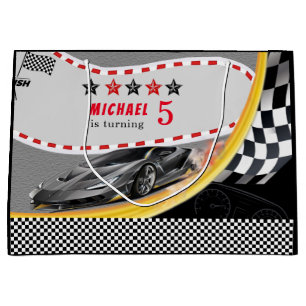  Personalized Racing Car Gift Bags