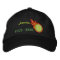 Personalized Racing Flames Tennis Bullet Badge