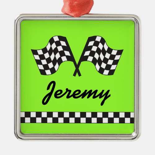 Personalized Racing Ornament Keepsake Gift