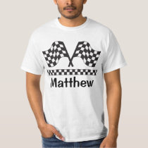 Personalized Racing Rally Flag Tee Shirt Gift Personalized Racing Rally Flag Tee Shirt Gift