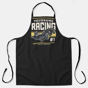 Personalized Racing Team Fast Race Car Driver Apron