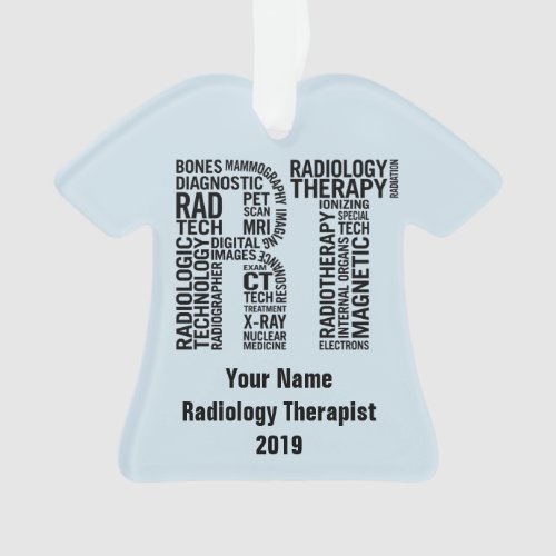 Personalized Rad Tech RT Radiology Technologist Ornament