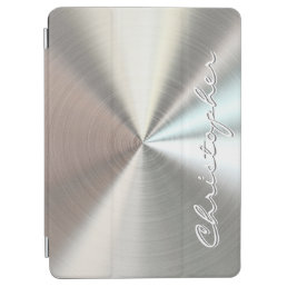Personalized Radial Metallic Look - Chrome iPad Air Cover