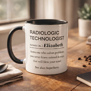 Personalized Radiologic Technologist Definition Mug