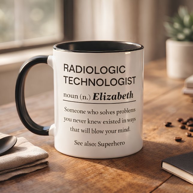 Personalized Radiologic Technologist Definition Mug (Creator Uploaded)