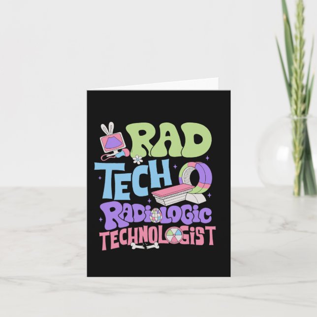 Personalized Radiology Easter Day  Card (Front)