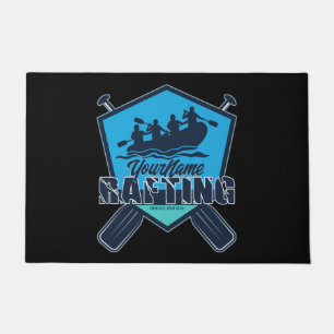 Personalized Rafting Whitewater River Adventure  Doormat