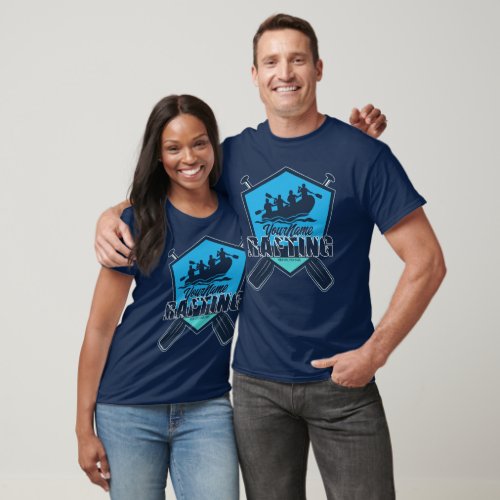 Personalized Rafting Whitewater River Adventure  T_Shirt