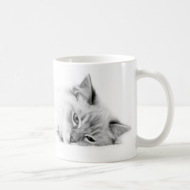 personalized Ragdoll cat mug (Right)