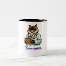 Personalized Ragdoll Cat Veterinarian Mug vet gift