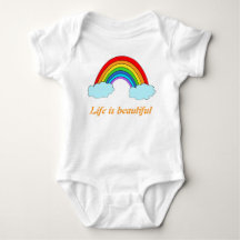 Personalized Rainbow Baby One Piece | Custom Name