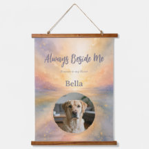 Personalized Rainbow Bridge Memorial Wall Tapestry