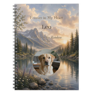Personalized Rainbow Bridge Pet Memorial Journal
