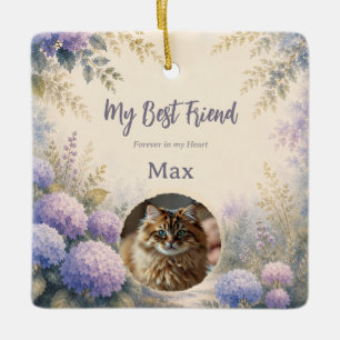 Personalized Rainbow Bridge Pet Photo Ornament