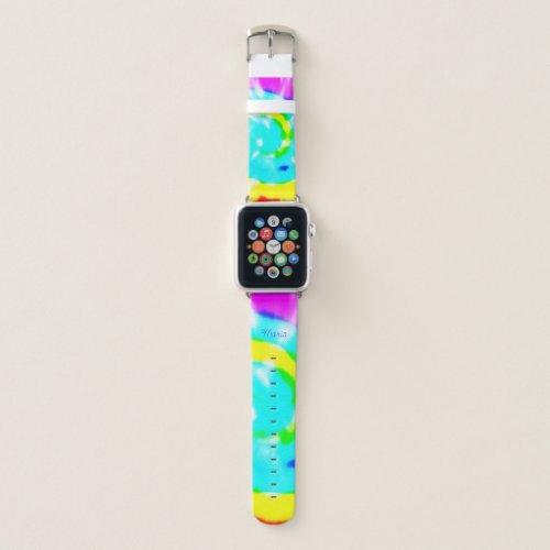Personalized Rainbow Colors Spectrum Apple Watch Band