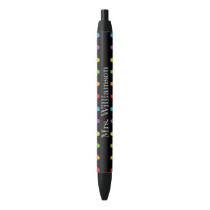 Personalized Rainbow Crayons Teacher Appreciation Pen