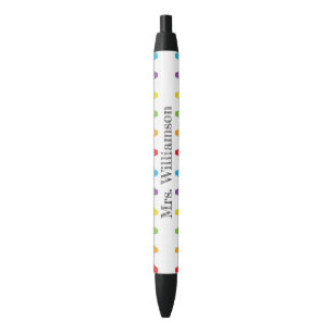 Personalized Rainbow Crayons Teacher Appreciation Pen