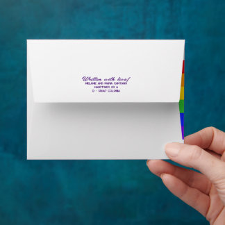 Personalized Rainbow Envelope