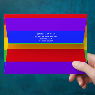 Personalized Rainbow Envelope