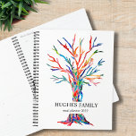 Personalized Rainbow Family Tree Meal Planner 2022<br><div class="desc">This unique and colorful Family Meal Planner is decorated with an original Family Tree design. Customizable with your name and year. Use the Customize Further option to change the text size, style or color if you wish. Because we create our own artwork you won't find this exact image from other...</div>