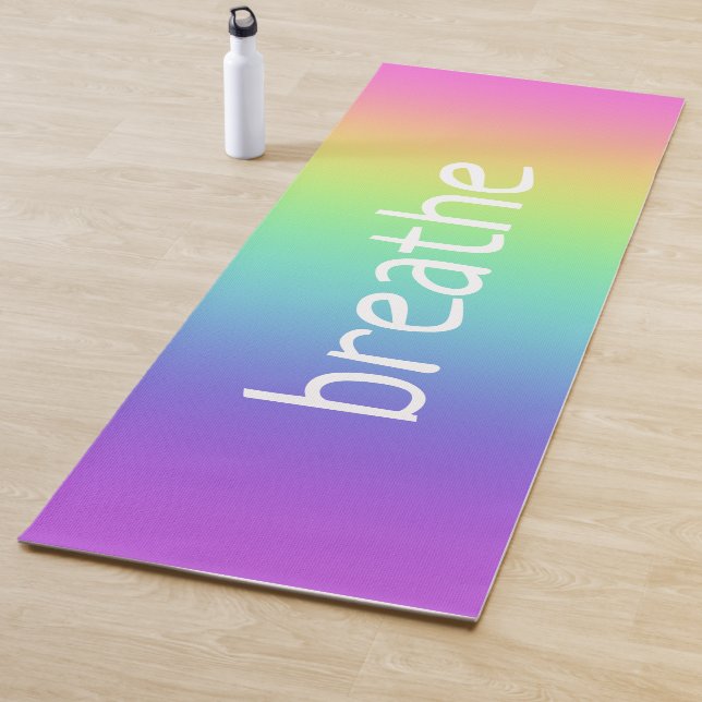 Personalized Rainbow Gradient Yoga Mat (In Situ)