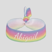 Personalized Rainbow Hair Tie