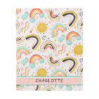 Personalized Rainbow Hearts Name Kids Room