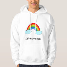 Personalized Rainbow Hoodie | Custom Name & Quote