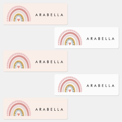 Personalized Rainbow  Kids Labels