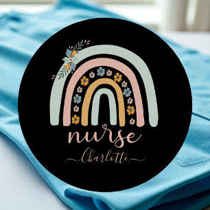 Personalized Rainbow Nurse Name Gift For Nurse Patch