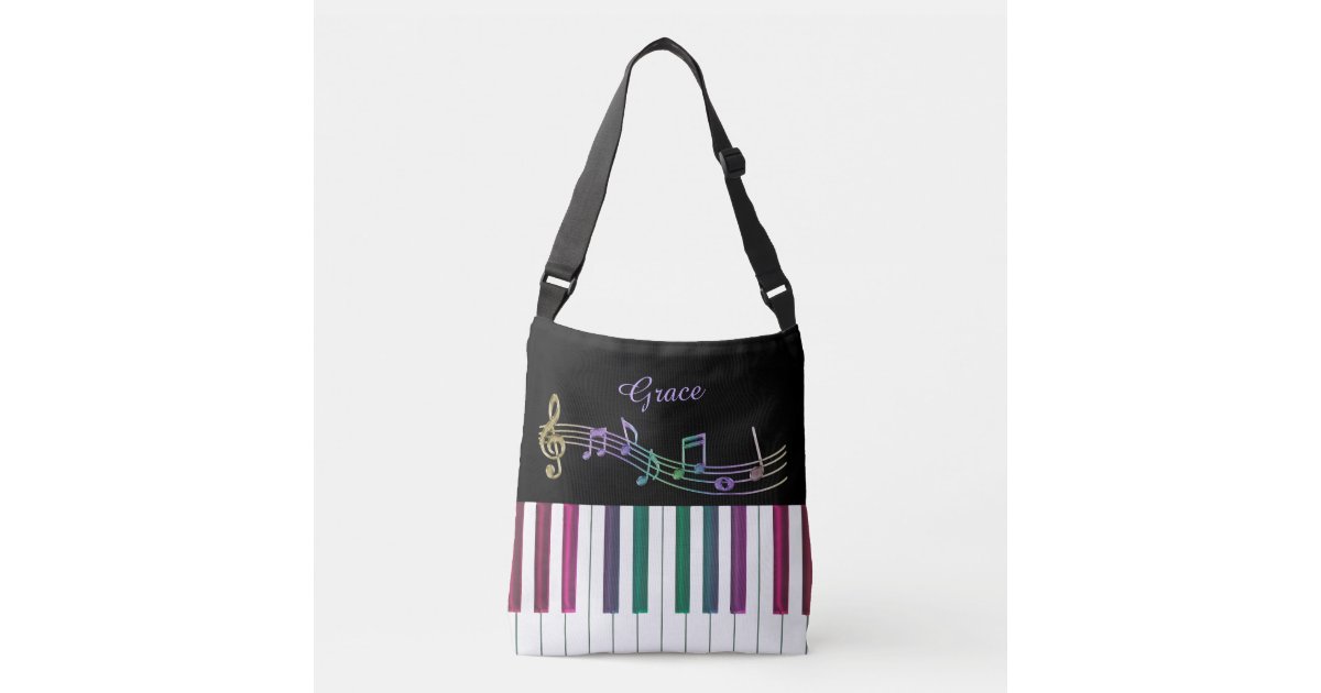 Personalized Piano Tote Bag 