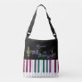 Personalized Rainbow Piano Music Tote Bag