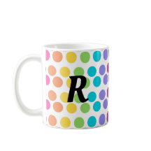 Personalized Rainbow Polka Dot