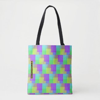 Personalized Rainbow TAS Tote Bag